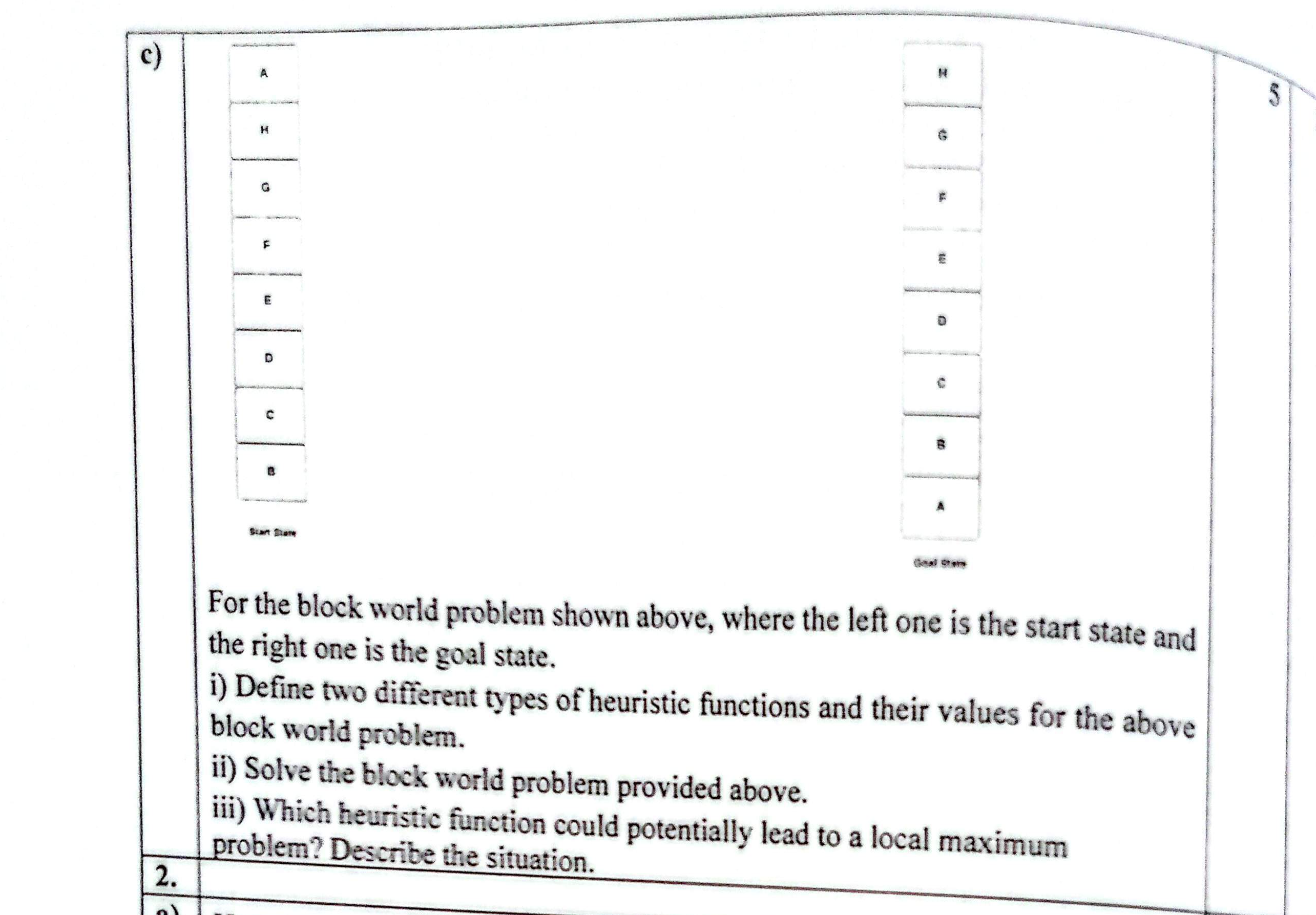 Autumn 2023 Question 1.c OR